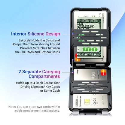 Magnetic Wallet &amp;Card Holder with RFID Blocking Function for Iphone 17 16 15 14 Pro/ Pro Max/13 Pro Max/13 12 Pro Magsafe Wallet