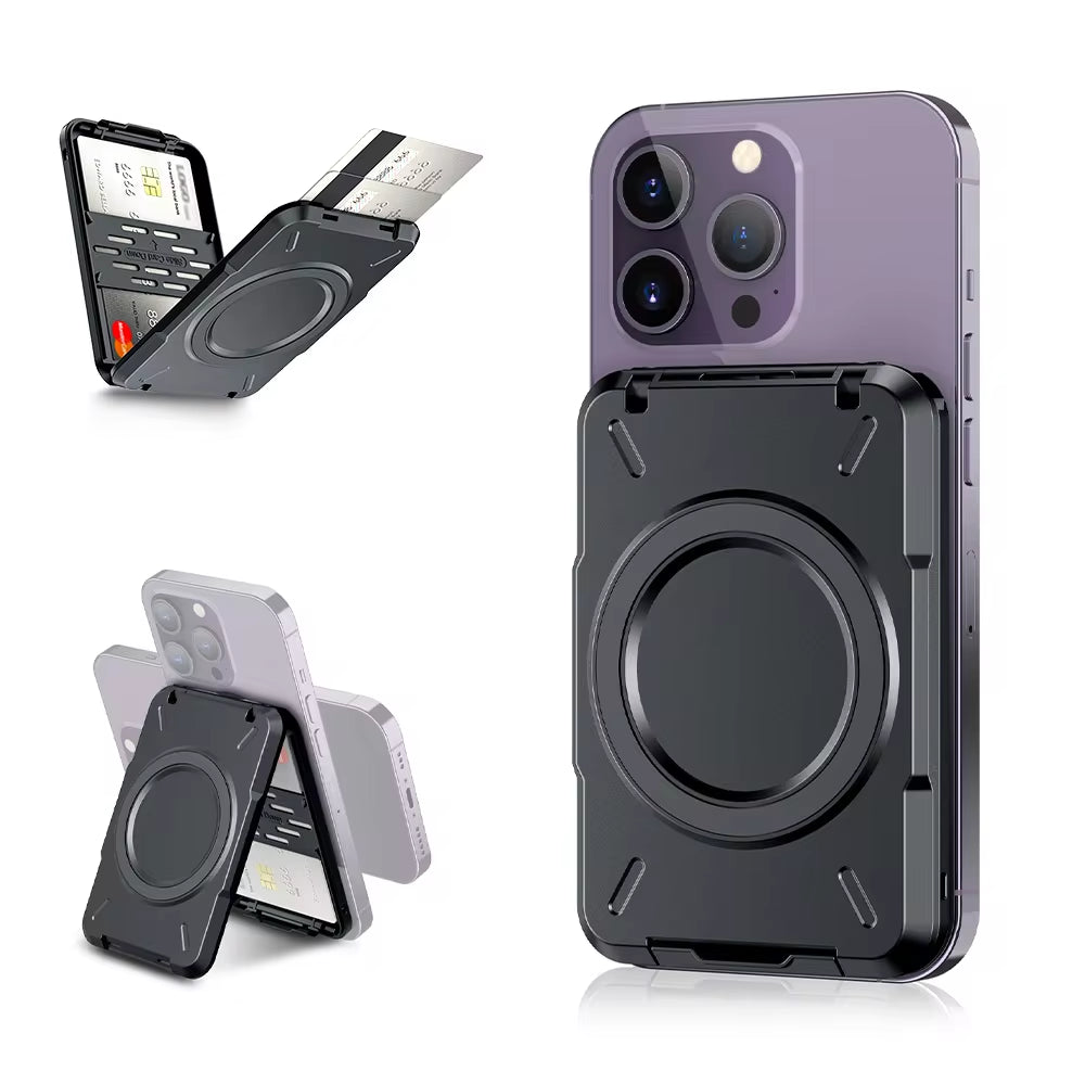 Magnetic Wallet &amp;Card Holder with RFID Blocking Function for Iphone 17 16 15 14 Pro/ Pro Max/13 Pro Max/13 12 Pro Magsafe Wallet