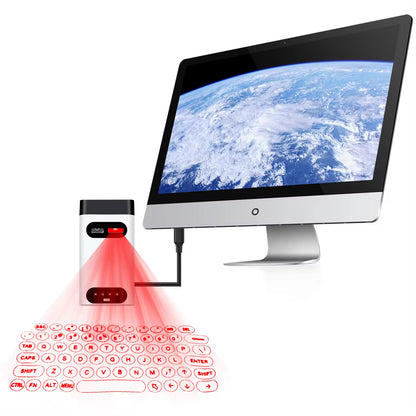 Mini Wireless Laser Projection Keyboard Bluetooth Virtual Keyboard &amp; Mouse Function for Laptop Smartphone Keyboard Projector