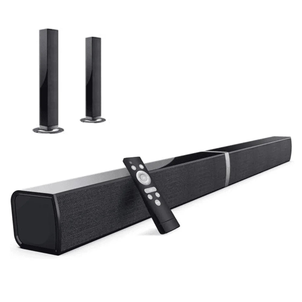 Bluetooth Sound Bar for TV, 50W Sound Bar with 4 Drivers and Remote Control, Home Audio TV Speakers Sound Bar with Arc/Optical/Aux Connect